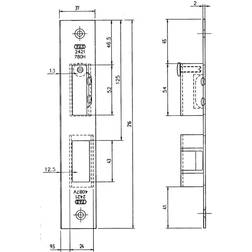 Assa Abloy Slutbleck 2411 Plant - Vänster