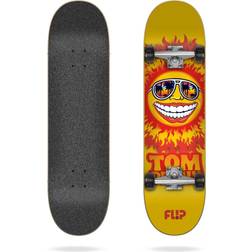 Flip Skateboard 7.87 x 31.60 Penny Sun Complete Gul 7.875" Unisex Adult, Kids, Newborn, Toddler, Infant