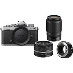 Nikon Z fc Mirrorless Camera with 28mm f/2.8 (SE) & 50-250mm Lens w/FTZ Adapter