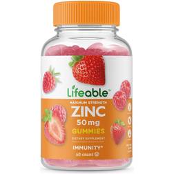 Lifeable Maximum Strength Zinc Gummies Berry 60 pcs