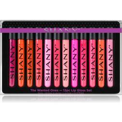 Shany SHANY The Wanted Ones 12 Piece Lip Gloss Set with Aloe Vera and Vitamin E