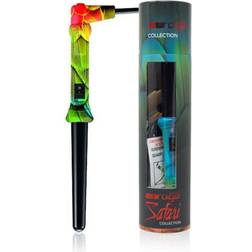 Hair Rage HRT-1GCIL-MFM 1 Animal Print Limited Safari Edition Graduated Clipless Curling Iron Cone Wand