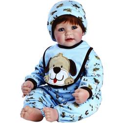 Adora Toddler Doll Woof! Boy Doll with Puppy Print Onesie, bib and Cap