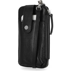 Timberland Rfid Leather Phone Crossbody Wallet Bag - Black