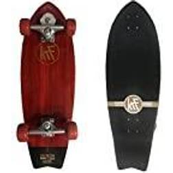 KRF Surfskate Ready to Ride rojo negro Black/Red