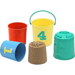 Melissa & Doug and Kids Toy, Seaside Sidekicks Nesting Pails