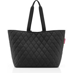Reisenthel Klassisk shopper XL rhombus black – rymlig shoppingväska och ädel handväska i ett – av vattenavvisande material
