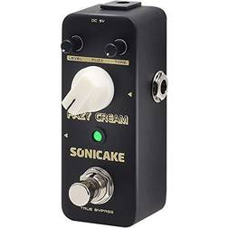Sonicake SONICAKE Fuzz Guitar Effect Pedal Fazy Cream Vintage Fuzz Pedal True Bypass