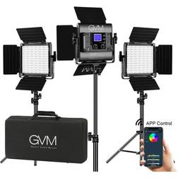 GVM 800D-RGB LED Studio Light Kit