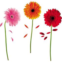 RoomMates Small Gerber Daisies Peel & Stick Wall Decals