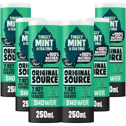 Original Source Källa Mint Och Tea Tree Duschgel Paket Med 6 x 250 ml 250ml