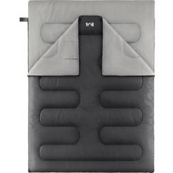 Trail Outdoor Leisure Double Sleeping Bag Charcoal