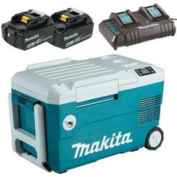 Makita DCW180 18v LXT 20L Cooler & Warmer Cool Box Wheeled 6.0Ah Battery Charger