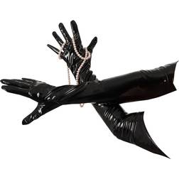 Black Level Lackhandschuhe extra lang