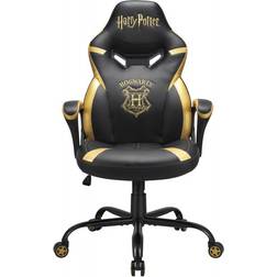 Subsonic Junior Hogwarts Sedia Da Gaming Per Pc Sedia Imbottita Tappezzata Nero, Giallo