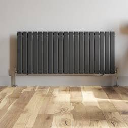Duratherm Anthracite Designer Radiator Horizontal Panel Single Panel Rad