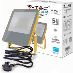 V-TAC 50W LED Work Floodlight Samsung Chip Yellow Body