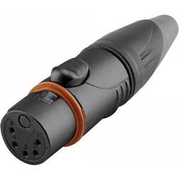 Hicon Cable HI-X5CF-HD-B 5P XLR Kabelstik