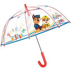 Perletti Transparent Kuppel Schirm Stockschirm Paw Patrol - 90mm