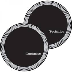 Technics Slipmat 60666 Strobe 3 Silver on Black