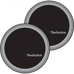 Technics Slipmat Strobe 3 Silver Dots Black