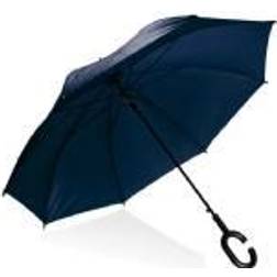 Platinet UMBRELLA C HANDLE SEMI AUTO POLYESTER BLÅ