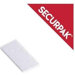 Securpak White Double Side Sticky Pads 12x25 Pack 40 SP10232