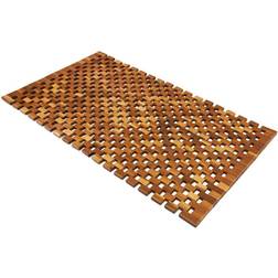 Tapis De Bain 80 x 50 cm Marron