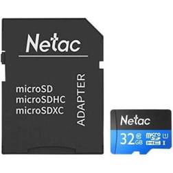 Netac P500 32 GB UHS-1 Micro SDHC Card Adapter