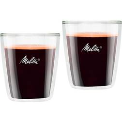 Melitta Lot De 2 Verres Pour Café Expresso 80 ml Transparent