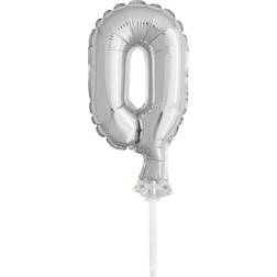 Unique Party Number 0 Balloon Tortenaufleger