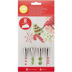 Wilton Christmas Cookie Decorating Nozzle Set