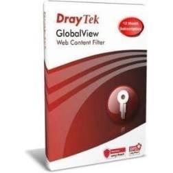 Draytek GlobalView Web Content Filter Licensabonnemet (1 år) 1 enhed ESD Group B