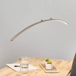 Lampenwelt Iven LED Nickel Pendel