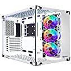 Talius Caja Gaming Cronos Frost RGB Cristal Templado