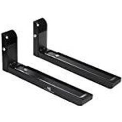 Maclean MC-915 B Universal Microwave Oven Holder Bracket Wall Adjustable Hard Metal Kitchen 30kg Black