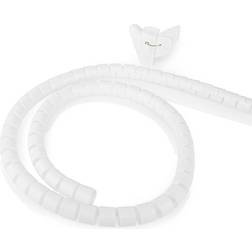 Nedis Kabel Management Spiral ærme 2.00 m 1 stk. Maksimal tykkelse på kabel: 28 mm PE Hvid