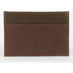 Barbour Padbury Leather Card Holder - Dark Brown 1