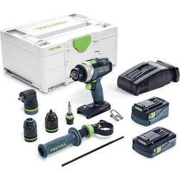 Festool Akku slagbore-/skruemaskine TPC 18/4 5,2/4,0 I-Set/XL QUADRIVE