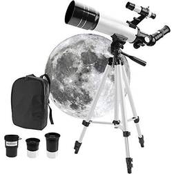 Demengite 70mm Aperture 400mm AZ Mount Astronomical Refractor Telescopes for Adults and Kids Fully Multi-Coated Optics Astronomy Refractor