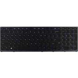 HP ZBook 15 G3 Notebooks Udskiftningstastatur Bagbelyst