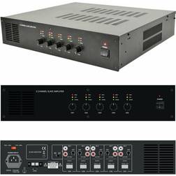 Loops 5x 60W Multi Zone Mixer Amplifier System 100V 8Ohm HiFi Speaker Switch Splitter