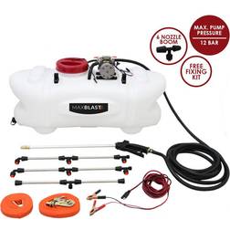 Maxblast Polverizzatore Per Moto Quad ATV 60L Asta 6 Ugelli Lancia A Mano 12Bar 12V