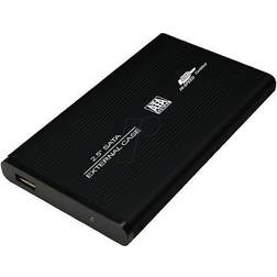 Reekin Eksternt Harddiskkabinet 2,5" Sata USB 2.0 1TB sort