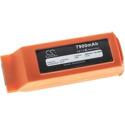VHBW Batteri kompatibelt med Yuneec H520, H520 Hexacopter Airframe drönare Multicopter Quadrocopter (7900 mAh, 15,2 V, Li-Polymer)