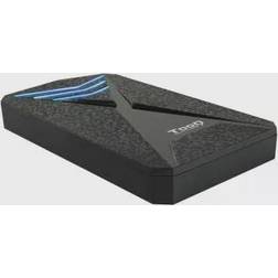 Tooq Carcasa para Disco Duro TQE-2550BL 2,5" USB 3.0 Azul Negro 2,5"