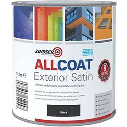 Zinsser AllCoat Water Based Exterior Satin 5 Black