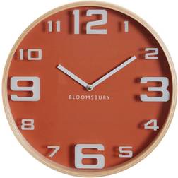 Premier Housewares Vitus Orange Large Wall Clock
