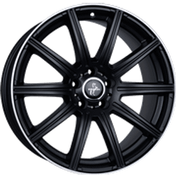 Keskin KT168018511245MBLP Fälg Rims Svart Polerad Kant