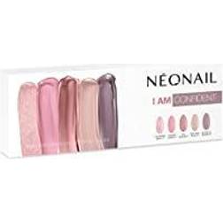 NEONAIL I am Confident Set 5 UV nagellack 3 av rosa beige